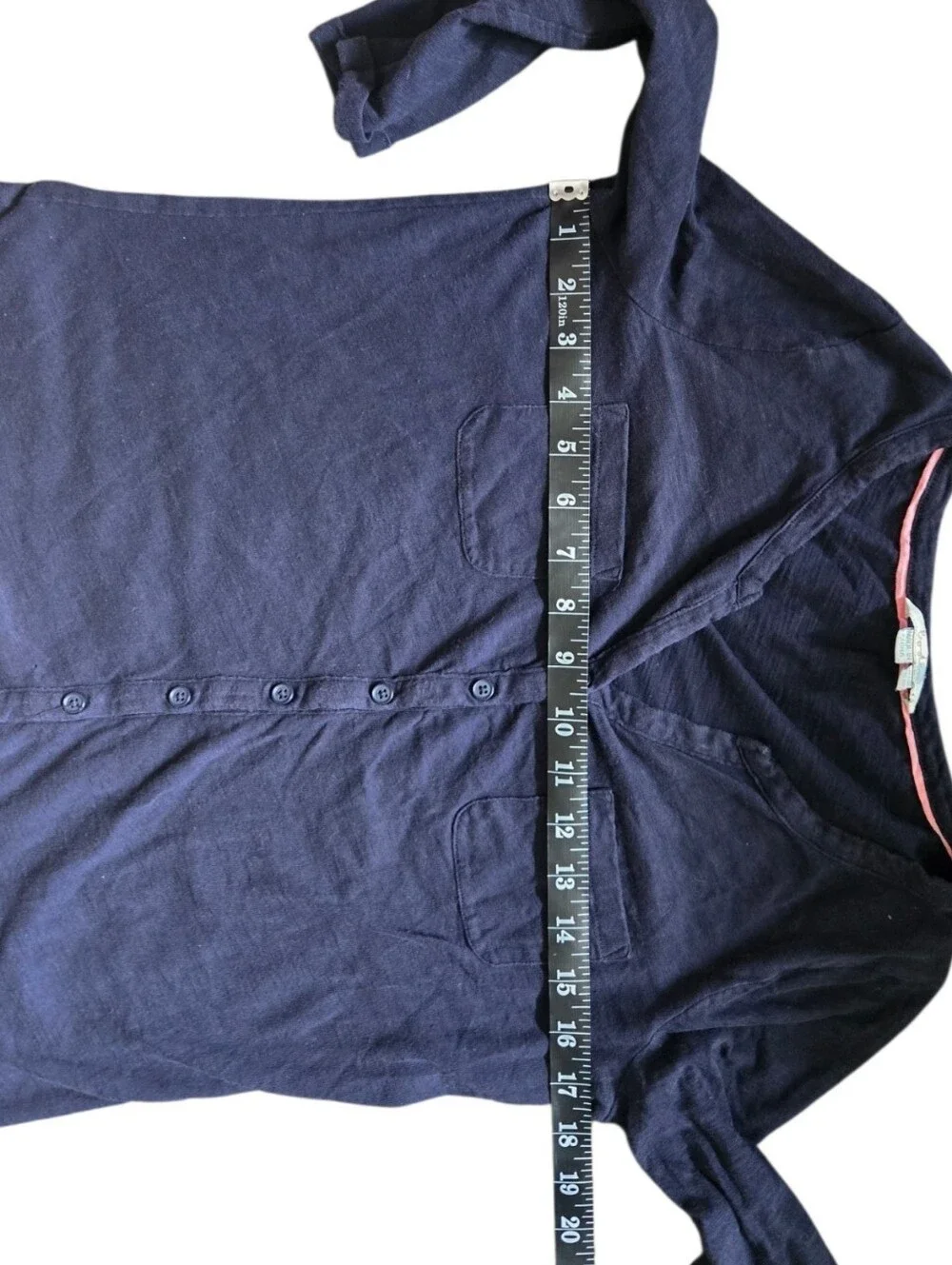Navy Blue Boden Top 3/4 Sleeve - 6P - Picture 5 of 7